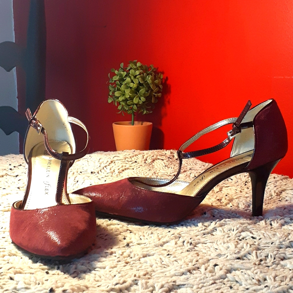 Anne Klein iflex 3 1/2" heel Leather